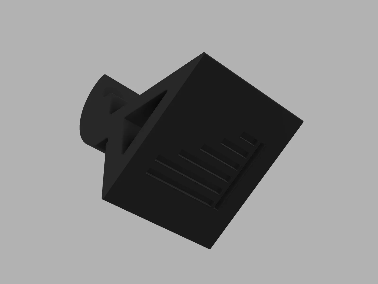 Regalhalter 30×30 — Logo-Druck Variante