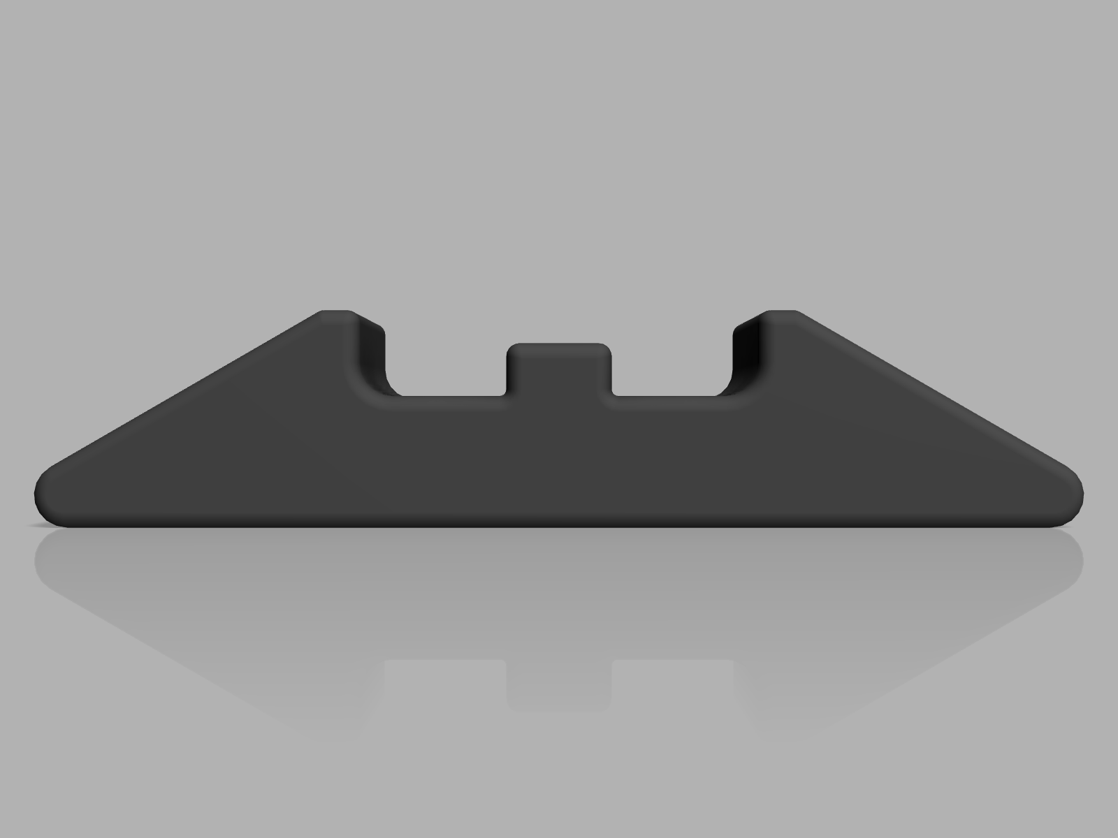 Stellfuß 30×30 — Frontalansicht